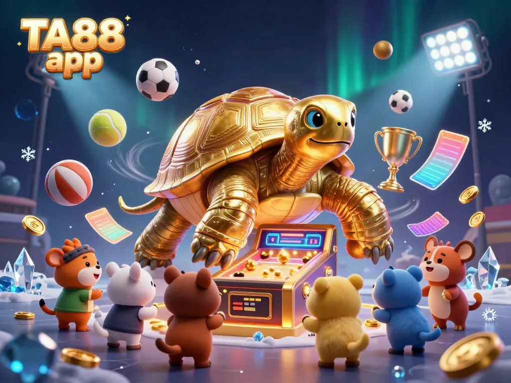Win big with the TA88 app featuring golden tortoise pinball and sports elements!
