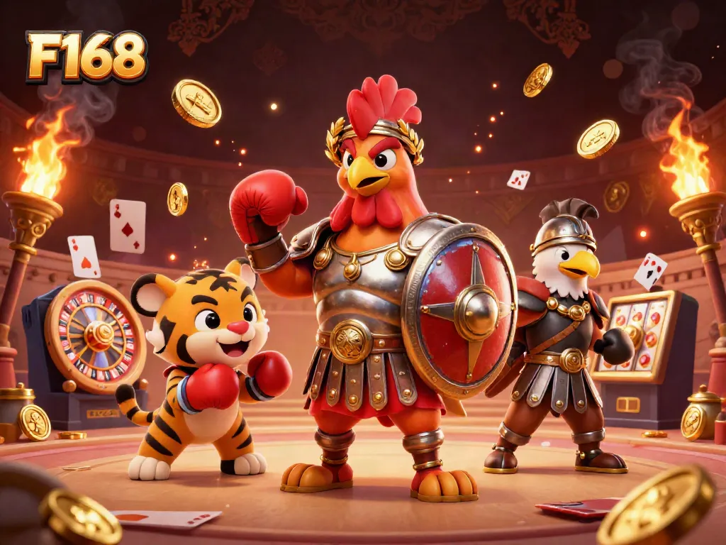 Play thrilling casino games with F168 featuring dynamic characters and rich elements for a captivating experience.