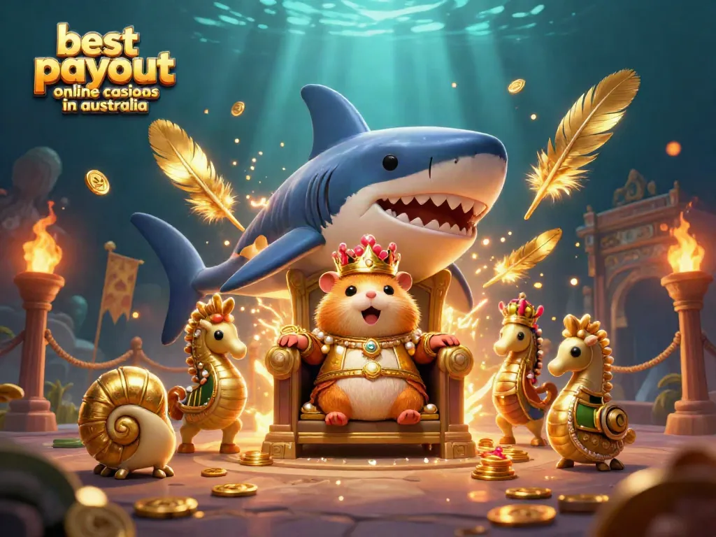 Encourage gaming excitement at the best payout online casinos in Australia with a dynamic underwater scene.
