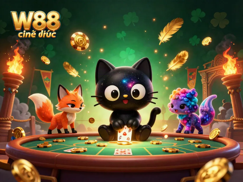 Experience thrilling gameplay at W88 chính thức with captivating cosmic casino elements